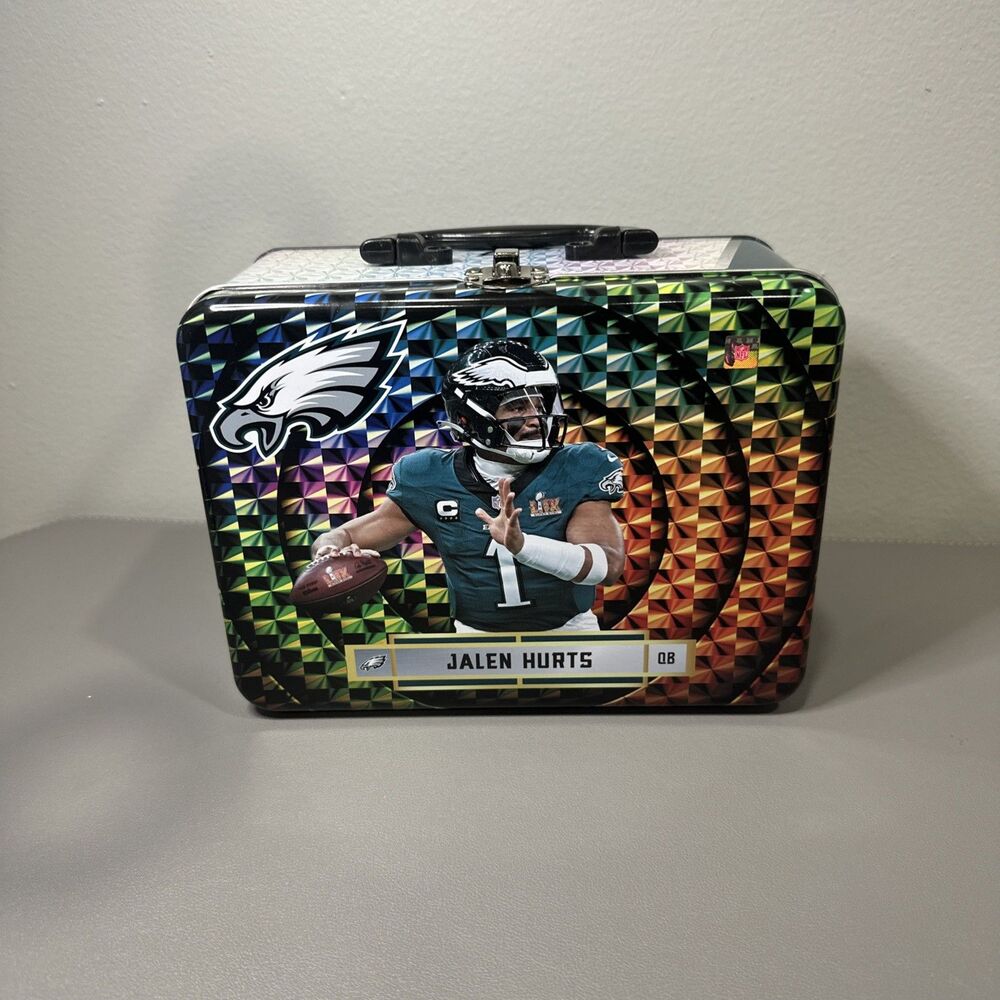 2025 Panini Football Jalen Hurts Collector's Tin Lunch Box TIN ONLY EMPTY EAGLES